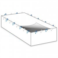 Lavasäkki asbesti 6,5 x 2,4 x 1,6m 25 m3