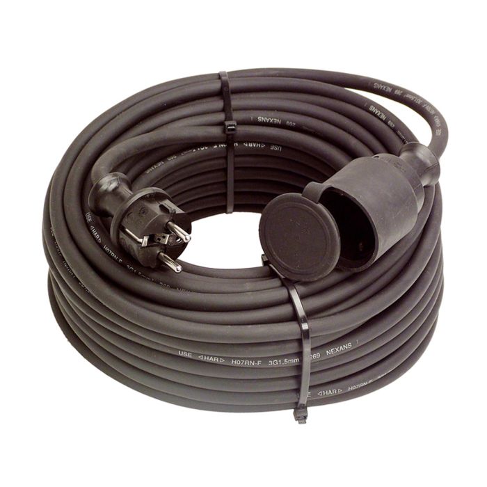 Удлинитель IP44, 2 розетки, 20 м, 3 x 2,5