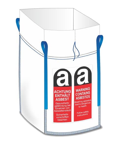 [0009-AB] Suurkott (Big Bag) asbestitrükiga 90 x 90 x 110 cm