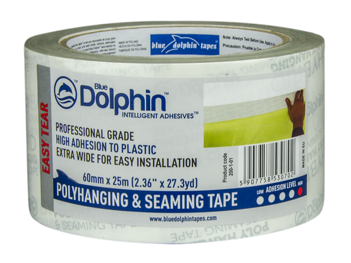 [1117] Saumausteippi Hybrid valkoinen 60mm x 25m / 12 rll