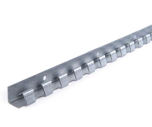 [3307-3] PVC-Curtaindoor Type A rail 1,5 m / galvanized