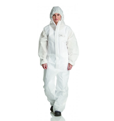 [0014-XXXL] Suojahaalari CAT 3, 5+6, XXXL valkoinen